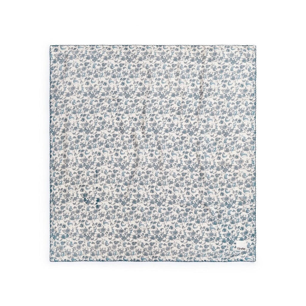 Bakside av Muslinteppe Garden Leo Toile 80x80 cm fra Elodie