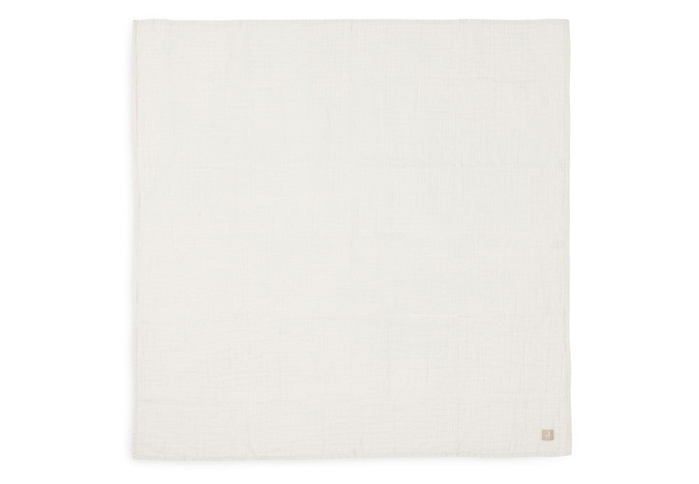 Musseklut 2-pack hydrofil 115x115 cm biscuit/ivory - Jollein detalj av stoff