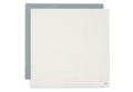 Musseklut 2-pack hydrofil 115x115 cm sjøgrønn/ivory forfra