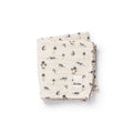 Musselin babyteppe 80x80 cm Garden Leo's Resort forfra