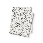 Musselinteppe Dalmatian Dots 80x80 cm bambus/bomull forfra