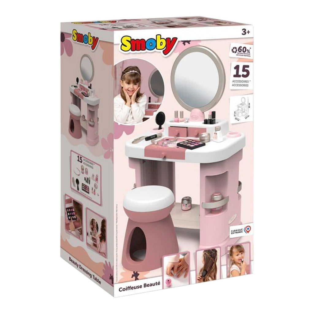 My Beauty sminkebord med krakk og 15 tilbehør oppbevaringsskuffer