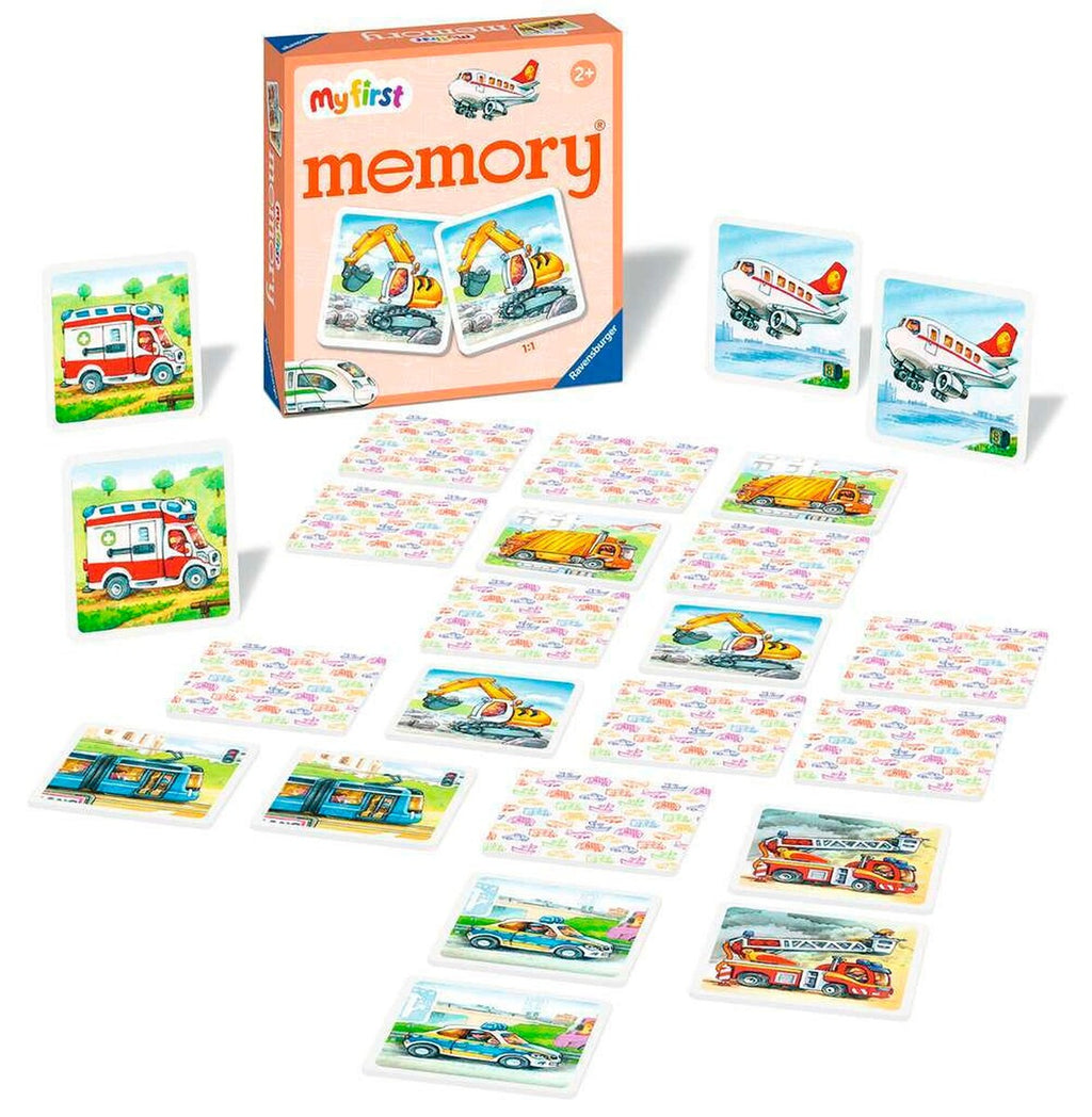 My first memory® kjøretøy fra 2 år, 2-4 spillere detalj av kort