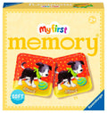 My first memory® plysj hukommelsesspill forside med dyrekort