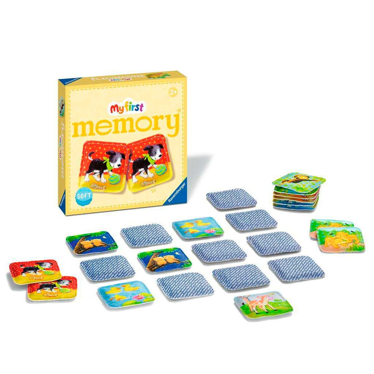 Detalj av stoffkort i My first memory® plysj hukommelsesspill