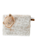 Myk fotobok for baby BABYLON bomull 17x14 cm forfra