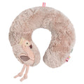Nakkestøtte for baby med flamingo-motiv fra Fehn sett forfra