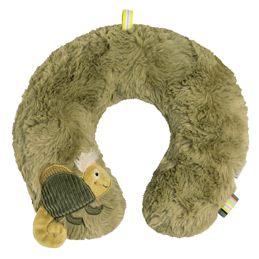 Nakkestøtte for baby med kameleon-motiv - Fehn for trygg nakke- og hodestøtte