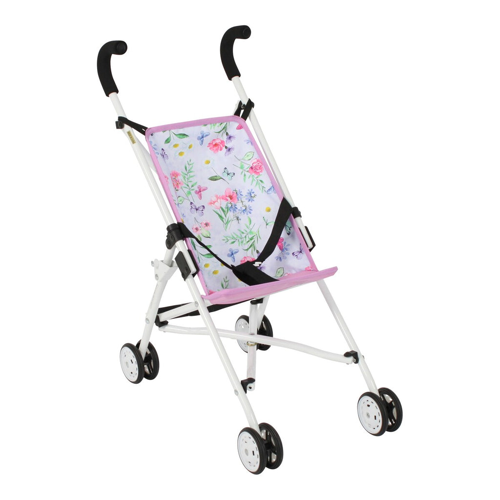 Nærbilde av sikkerhetsbelte på Dukke-buggy Mini Roma 50x29x57 cm