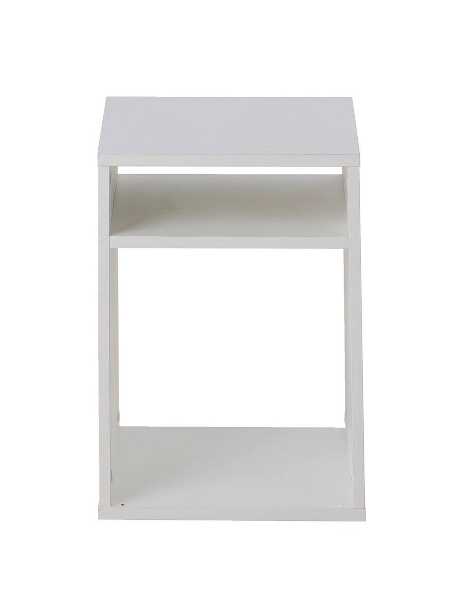 Nattbord CASE for barnerom MDF hvit 34x30x44 cm detalj av materiale