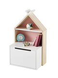 Nattbord Tipili tipi-form MDF 76x46x30 cm hvit forside