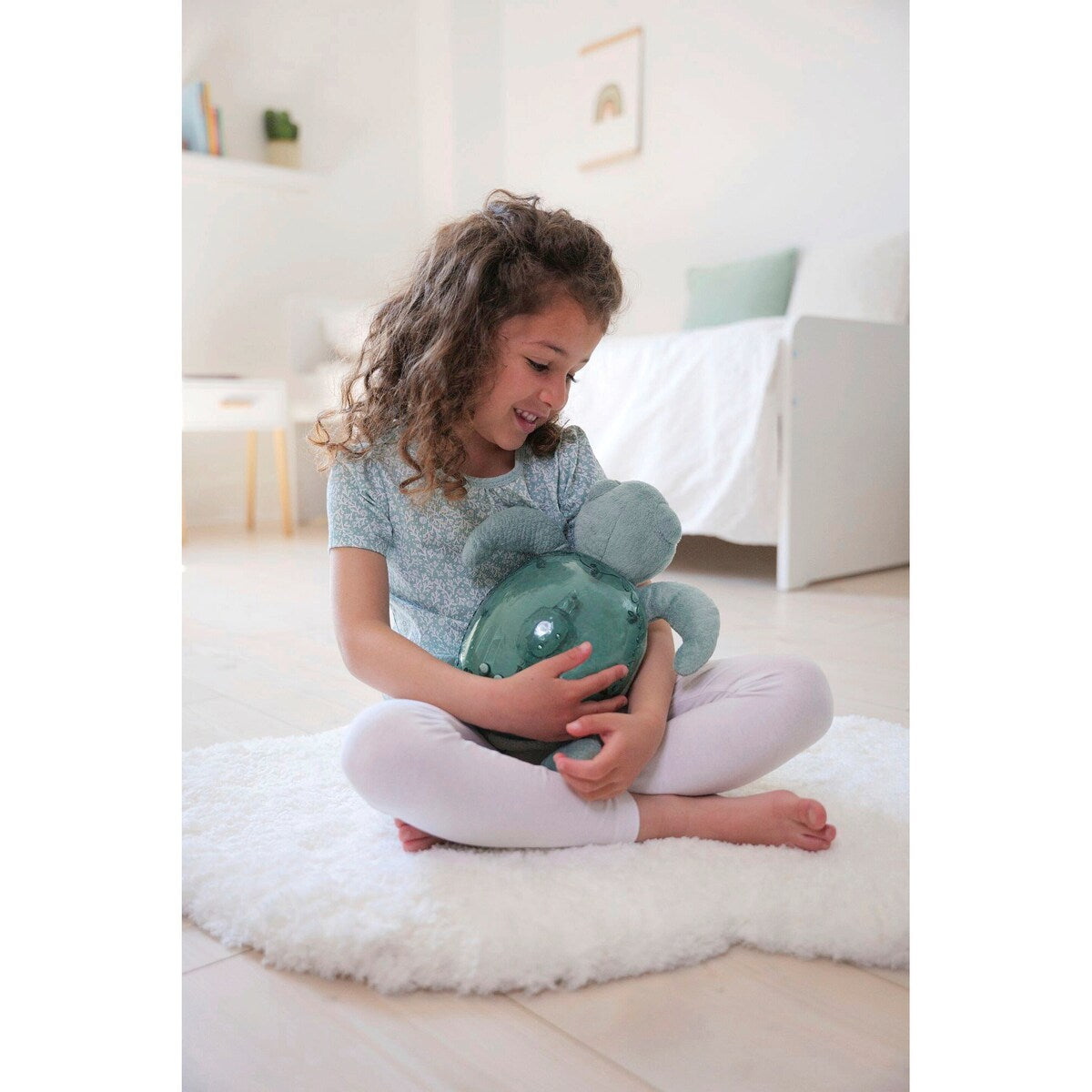 Nattlys med projektor Tranquil Turtle, USB-C - Cloud B
