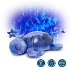 Nattlys med projektor Tranquil Turtle, USB-C - Cloud B