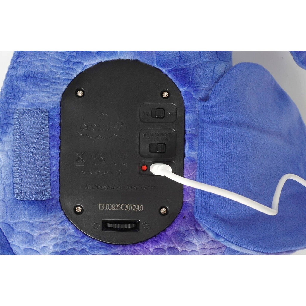 Nattlys med projektor Tranquil Turtle, USB-C - Cloud B