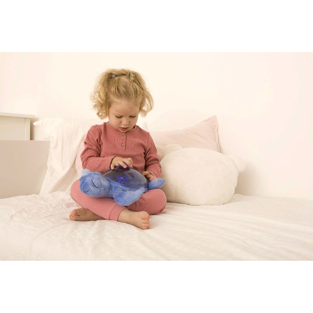 Nattlys med projektor Tranquil Turtle, USB-C - Cloud B