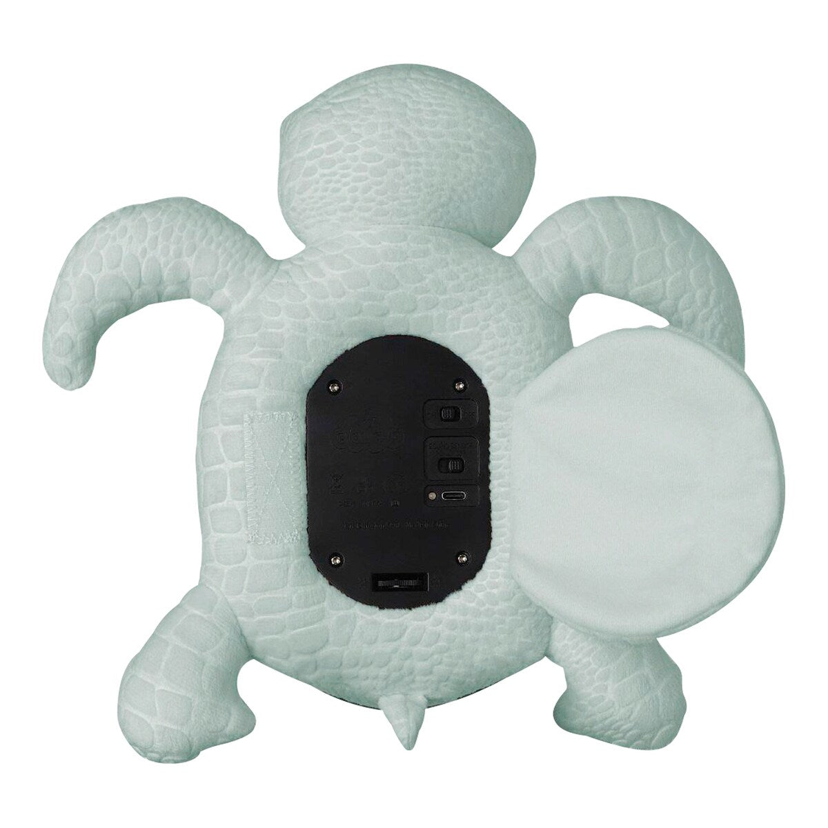 Nattlys med projektor Tranquil Turtle USB-C montert i barnerom