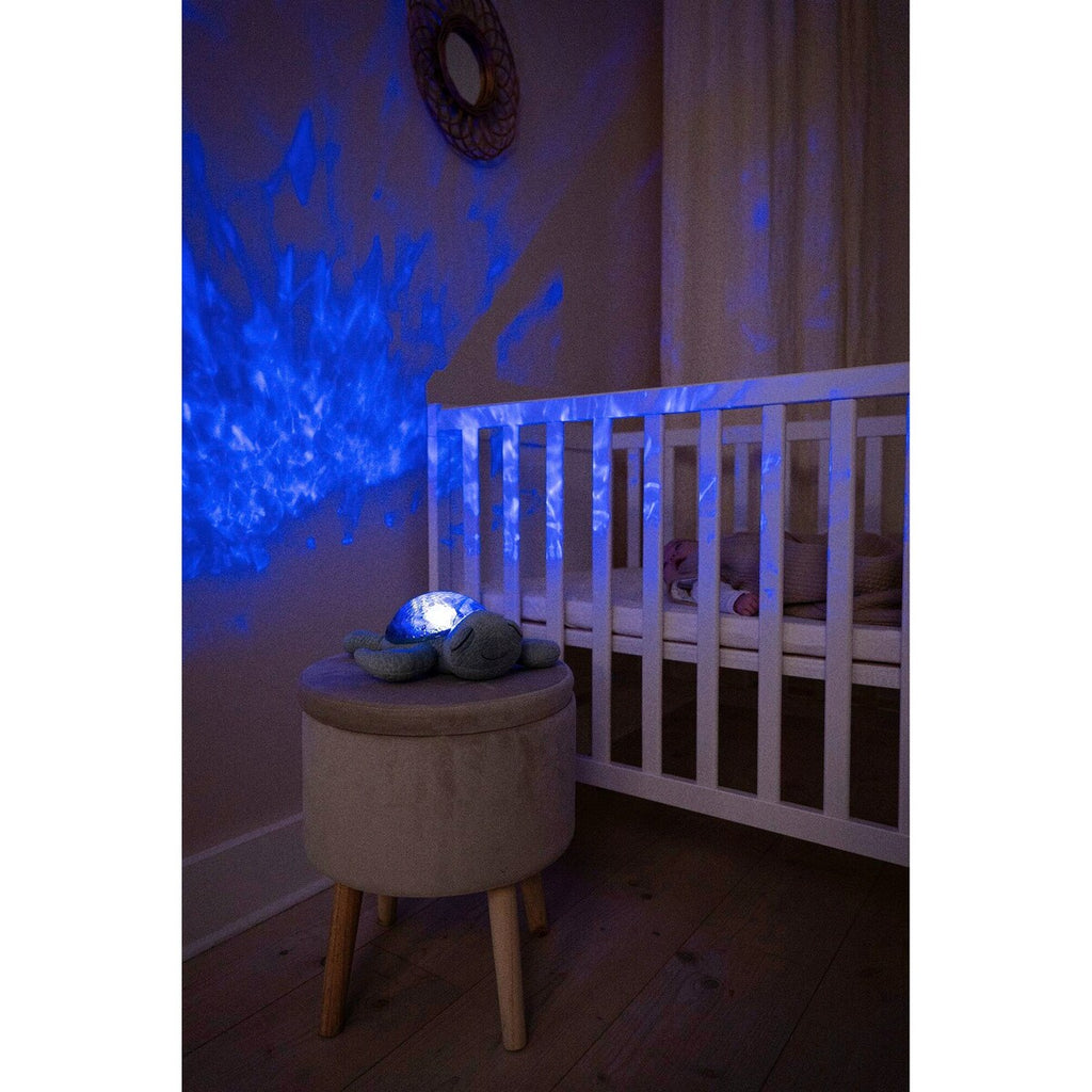 Nattlys med projektor Tranquil Turtle, USB-C - Cloud B