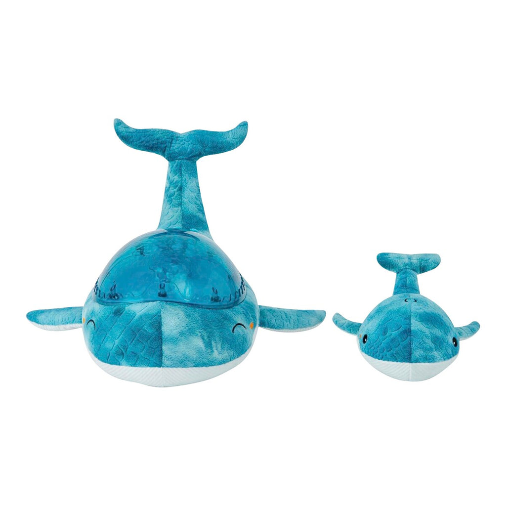 Detalj av Nattlys med projektor Tranquil Whale Family