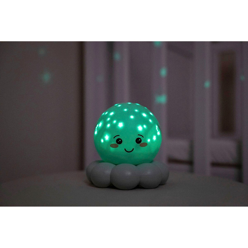 Nattlys med projektor Twinkles To Go Octo detalj