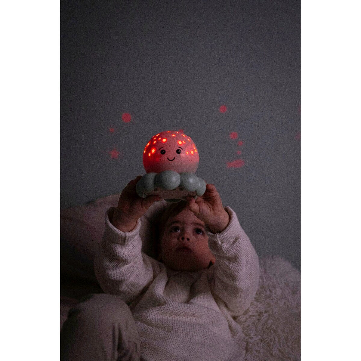 Nattlys med projektor Twinkles To Go Octo nærbilde
