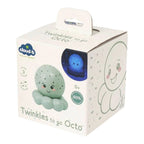 Nattlys med projektor Twinkles To Go Octo i bruk