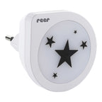 Nattlys Night Guide Star med skumringssensor LED forfra