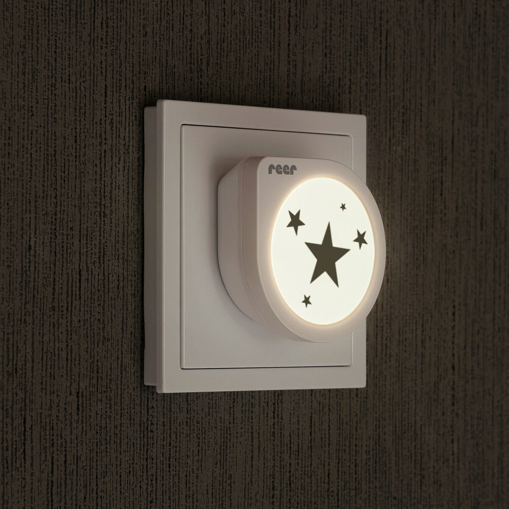 Detalj av Nattlys Night Guide Star med skumringssensor LED