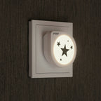 Detalj av Nattlys Night Guide Star med skumringssensor LED