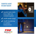 Nattlys Night Guide Star med skumringssensor LED i barnerom