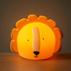 Nattlys i silikon med LED og timer, USB-oppladbart touch kontroll