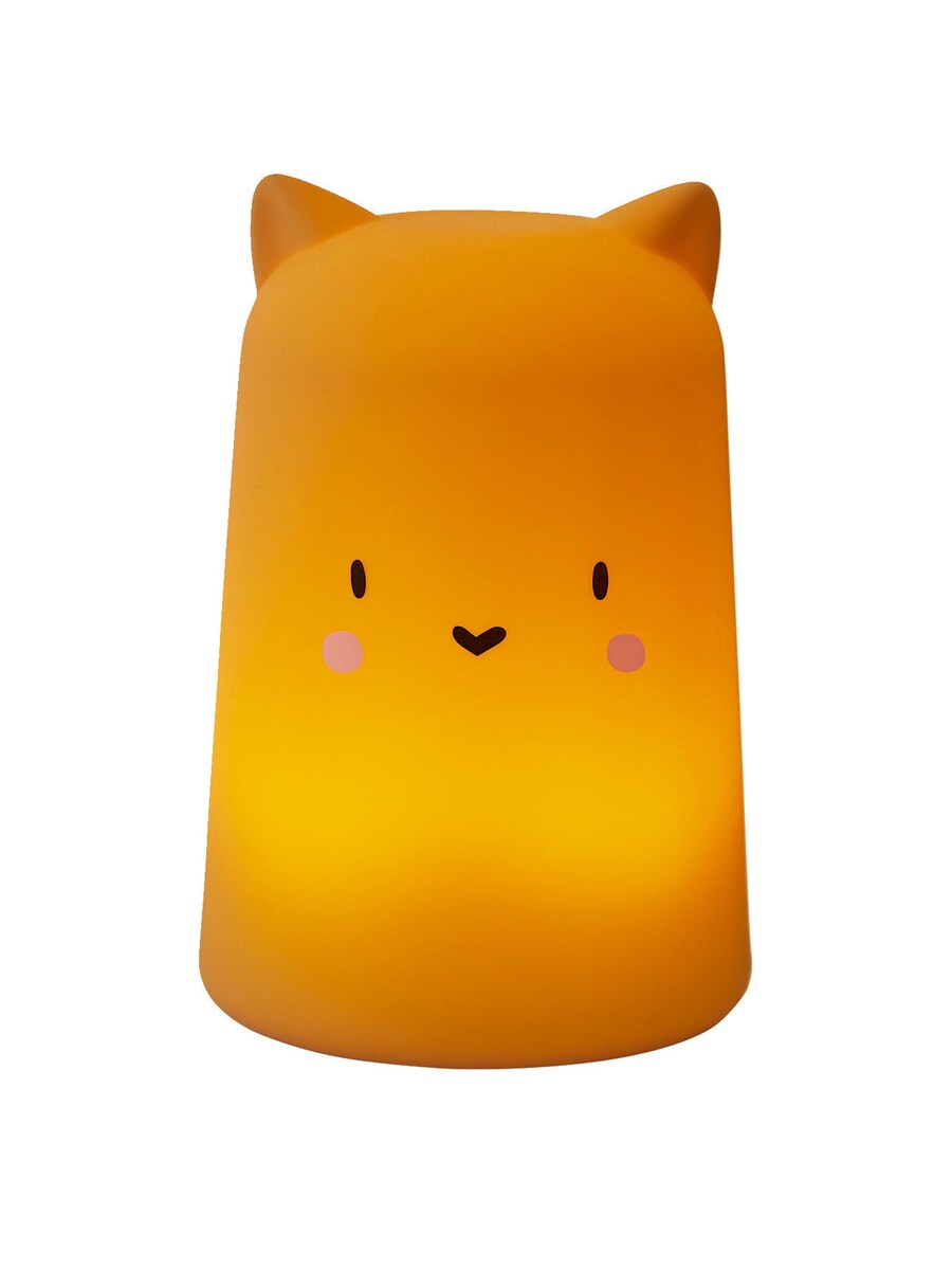 Nattlys tiger oppladbart LED silikon 14,2 cm detalj