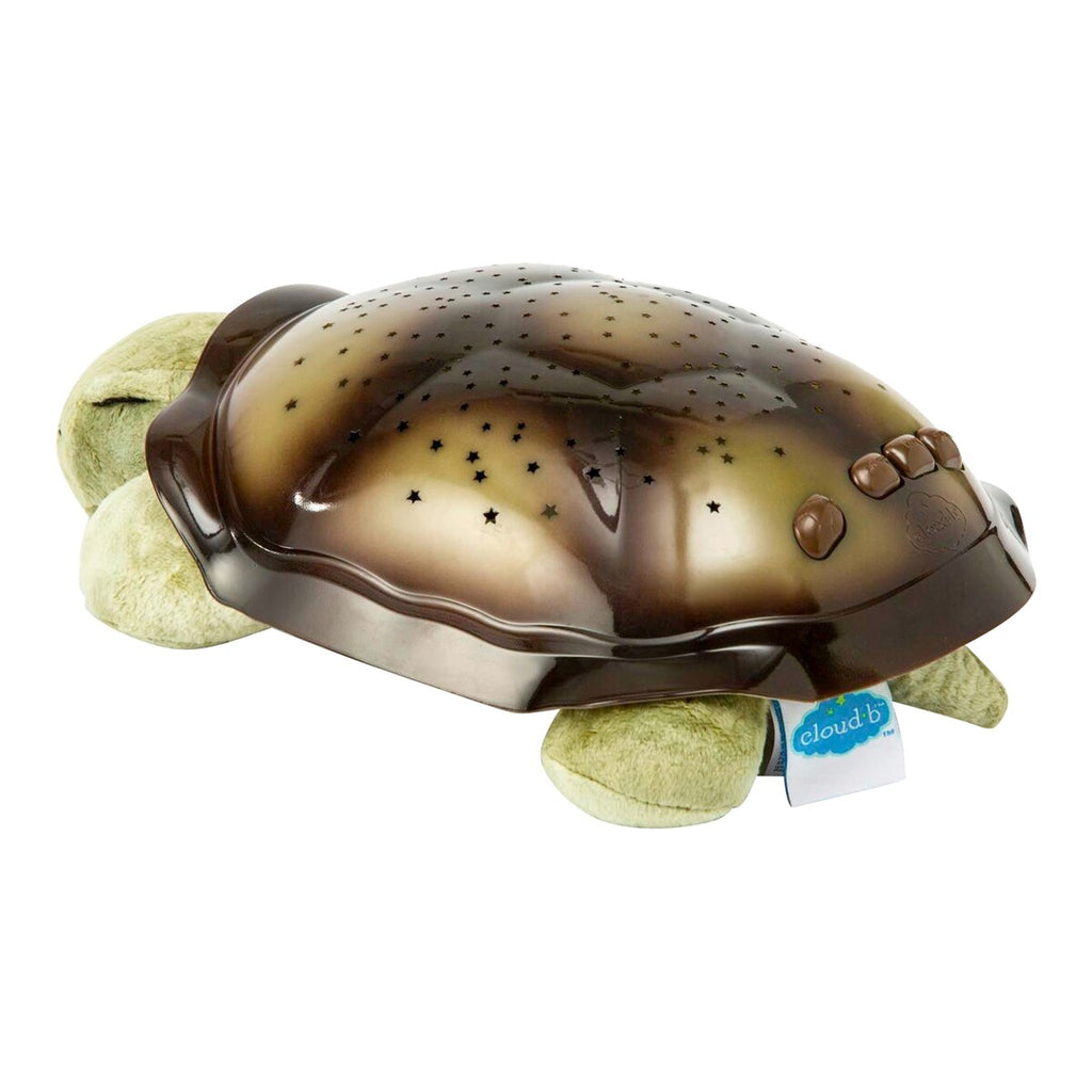 Nattlys Twilight Turtle med stjerneprojektor nærbilde tekstil