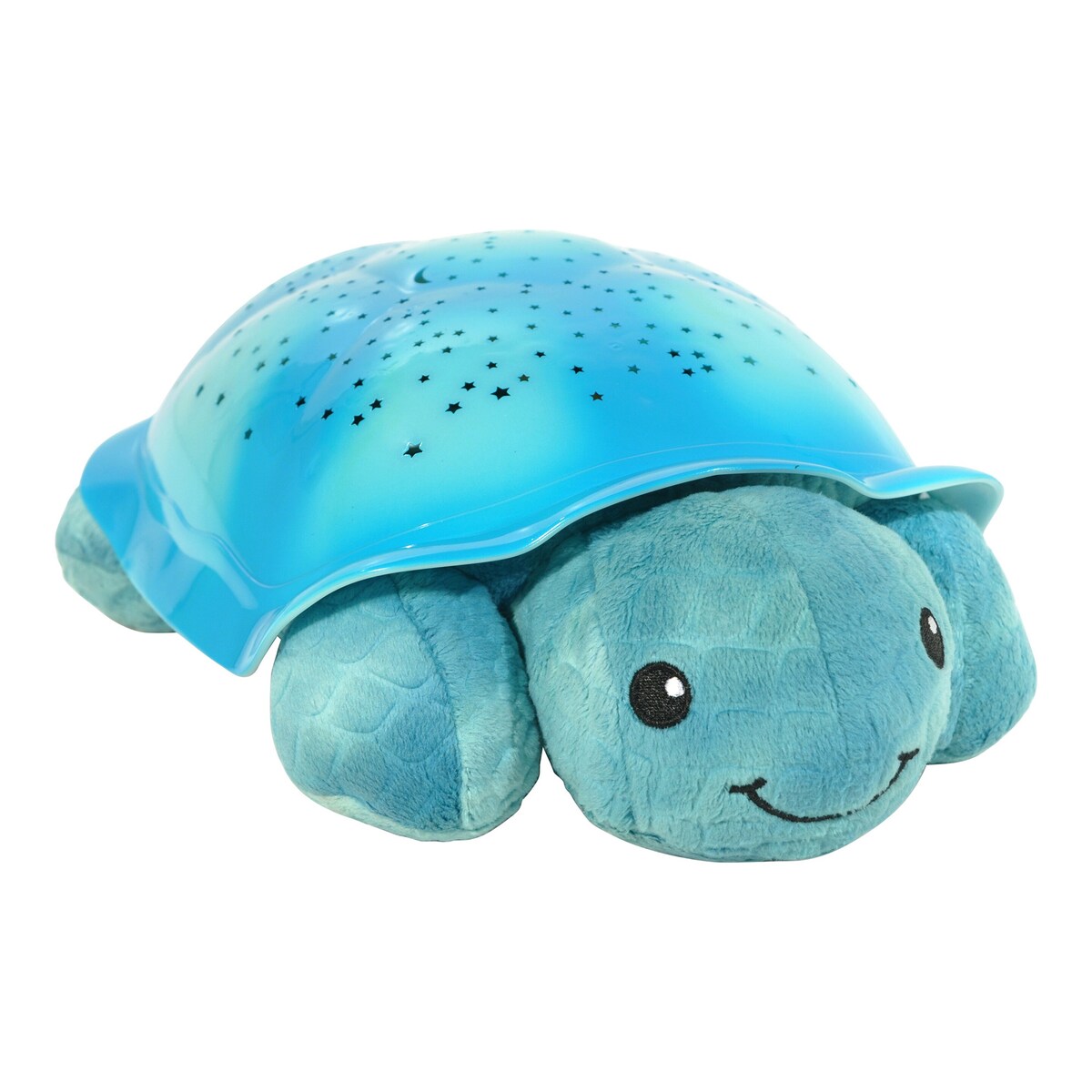 Nattlys Twinkling Twilight Turtle med stjerneprojeksjon forfra