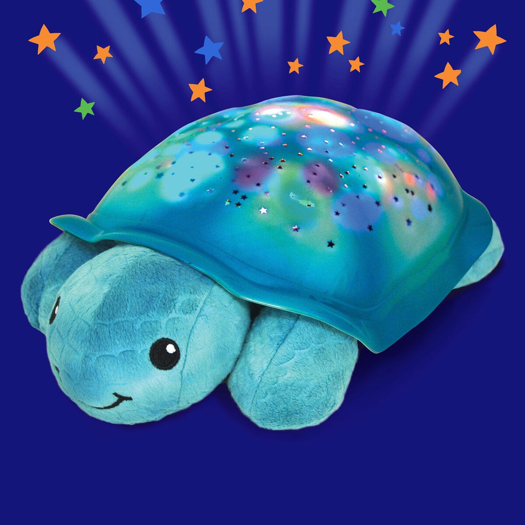 Detalj av Nattlys Twinkling Twilight Turtle med stjerneprojeksjon