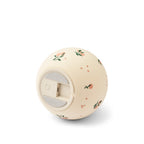 Nattlys Yuki kuleformet i silikon peach/sea shell bakside