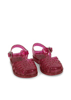 Nea glitter-sandaler med spenne sangria str. 21 forfra