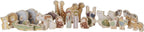 Oversikt over alle deler i Noahs ark i tre 31 deler med dyr og figurer - Little Dutch