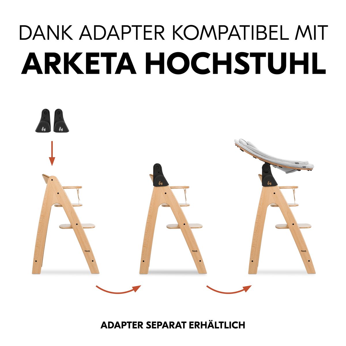 FSC-sertifisert tre på Nyfødtinnlegg og vippestol Highchair Bouncer Eco