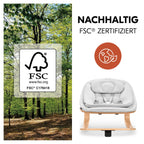 Montert Nyfødtinnlegg og vippestol Highchair Bouncer Eco på Hauck stol