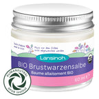 Økologisk brystvortesalve 60 ml uten parfyme Lansinoh forside