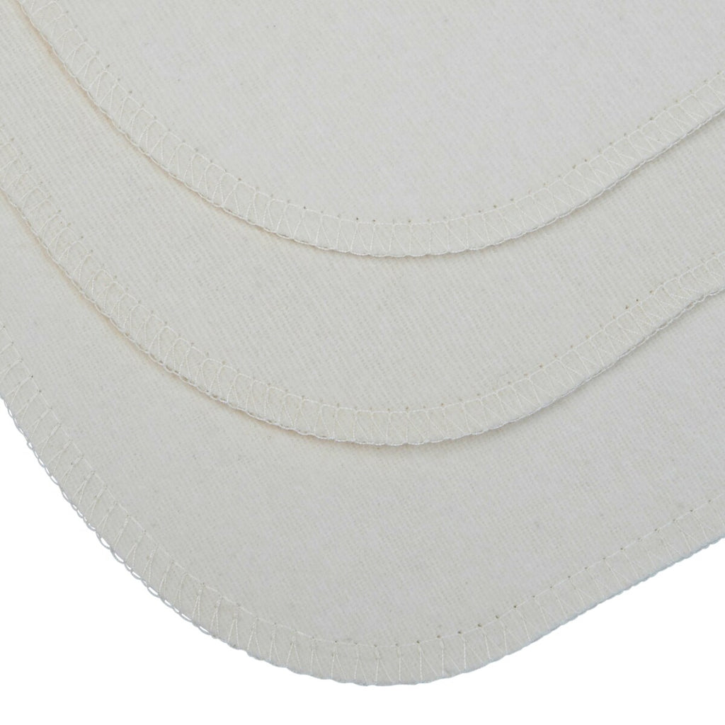 Økologisk madrassbeskytter 50x70 cm bakside med logo