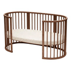 Ombyggingssett for babyseng Sleepi Mini i bøk sammenstilling