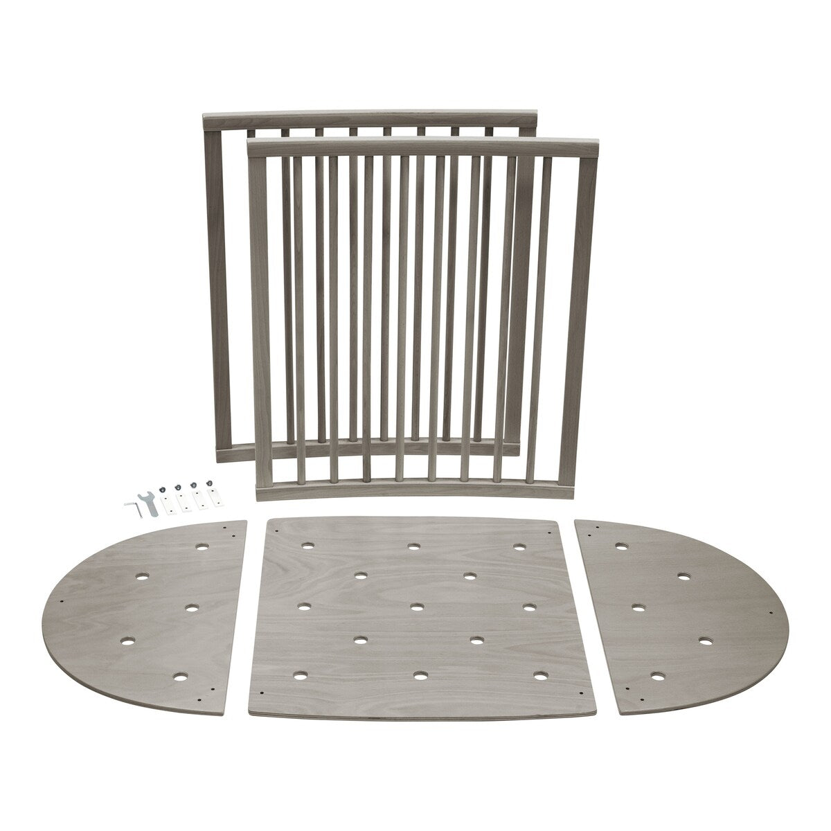 Ombyggingssett for babyseng Sleepi Mini i bøk sidevisning