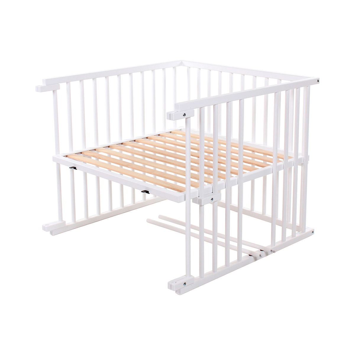 Ombyggingssett til barneseng i bøk 95x94 cm babybay bakside