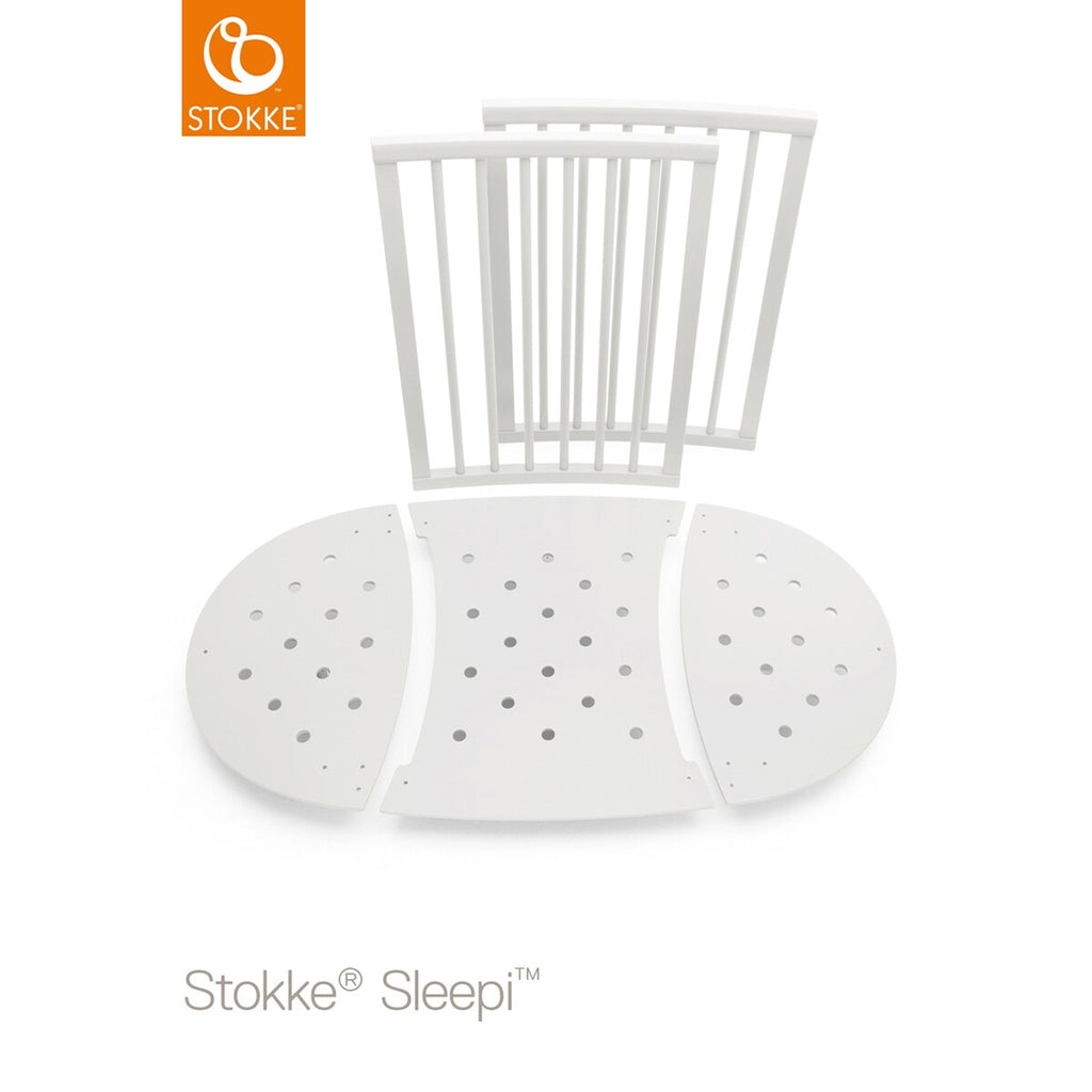 Ombyggingssett for Sleepi Mini til barneseng 120 cm forfra