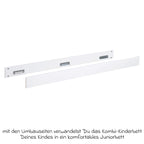 Ombyggingssider universal til barneseng Lilo, hvit - Roba bakside