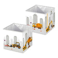Oppbevaringsboks sammenleggbar 30x30x30 cm Baby Best forfra