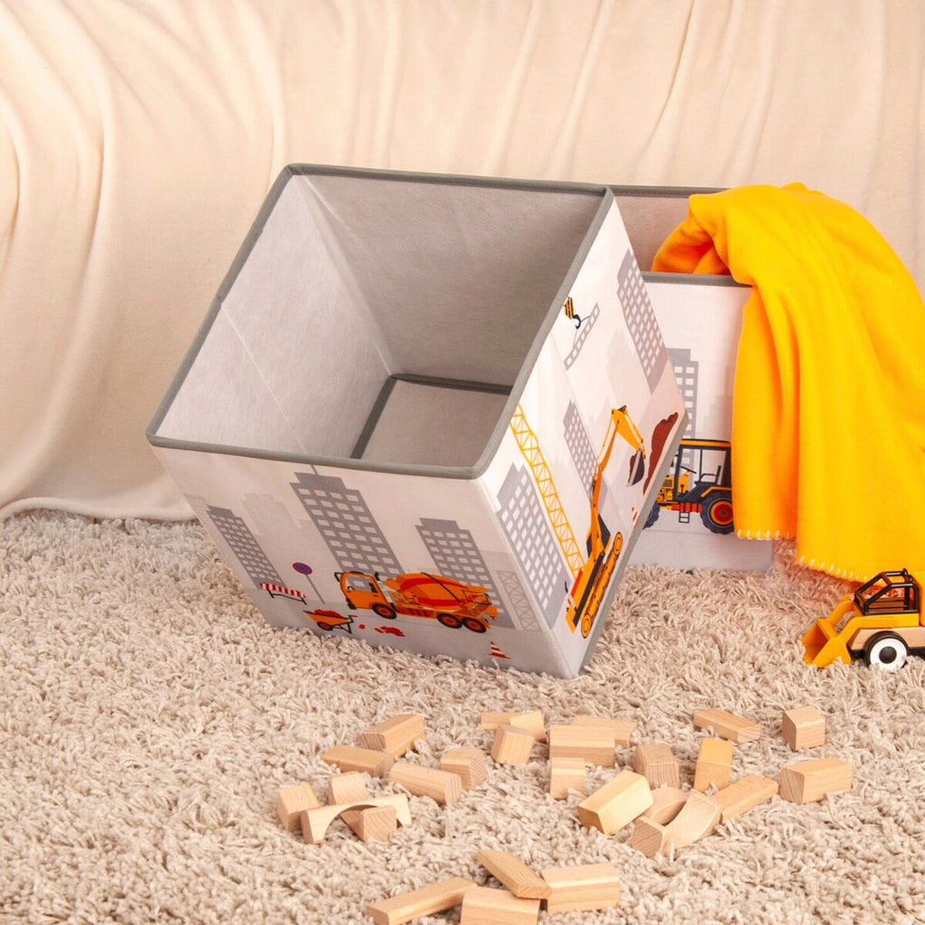 Detalj av Oppbevaringsboks sammenleggbar 30x30x30 cm Baby Best materiale