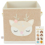 Oppbevaringsboks for barn Reh Ella 33x33x33 cm forfra
