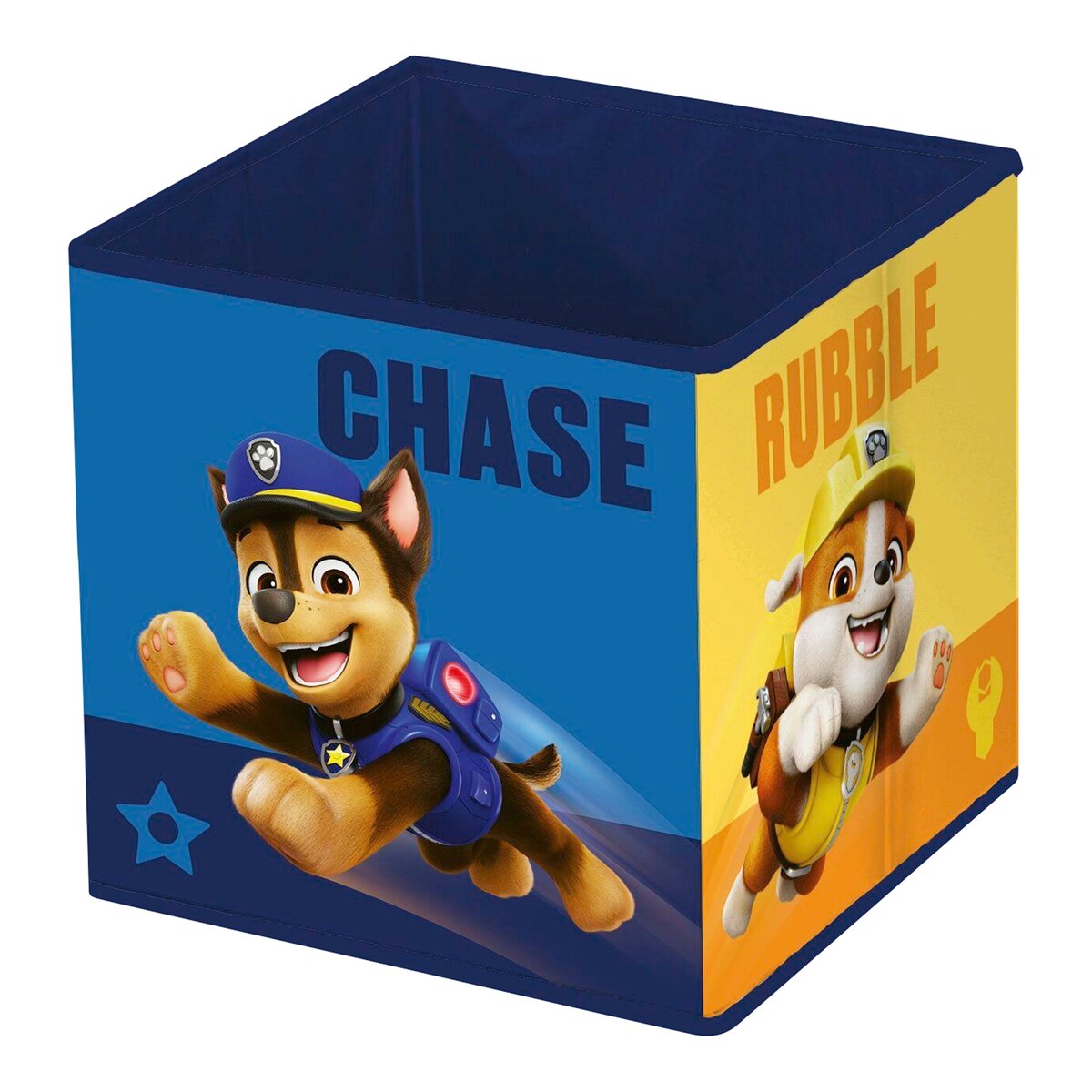 Oppbevaringsboks Paw Patrol 30x30x30 cm sammenleggbar forfra